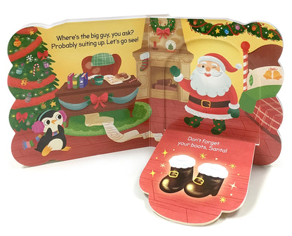 Santa's Workshop Christmas Lift-A-Flap Board Book
