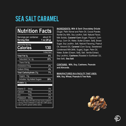 Sea Salt Carmel Chocolate Popcorn 2oz Bag