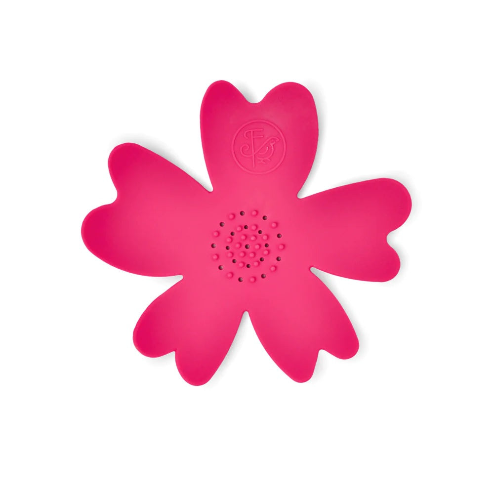 Silicone Flower Soap Dish - Dark Pink