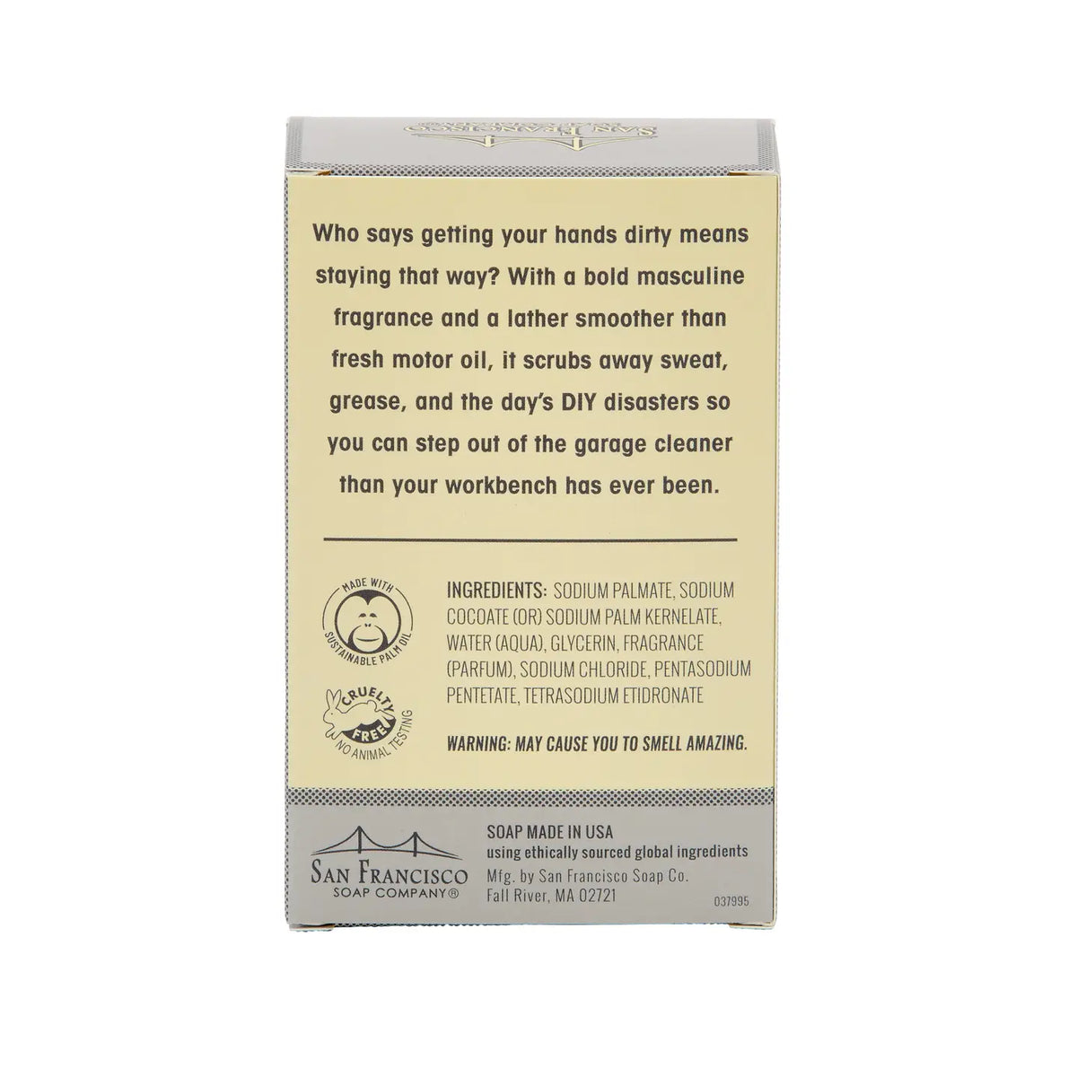 I'd Rather Be in the Garage Bar Soap - Smoked Amber