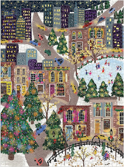 Sparkling City 1000 Piece Foil Puzzle