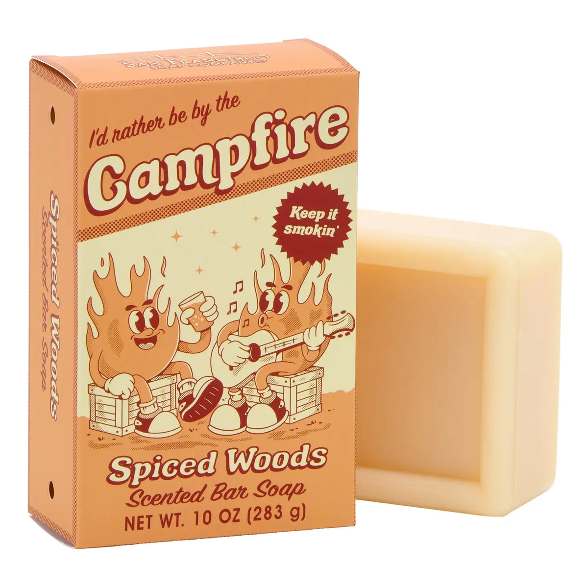 I'd Rather Be by the Campfire Bar Soap - Spiced Woods