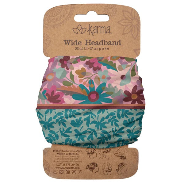 Wide Headband - Spring Bouquet