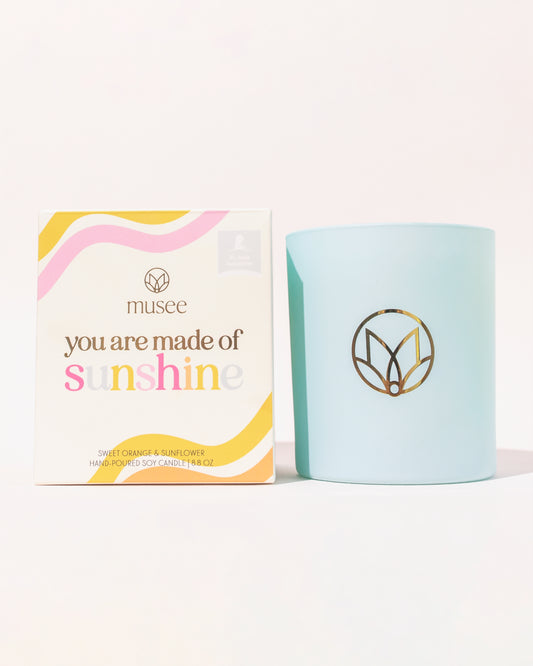 You Are Made Of Sunshine Candle