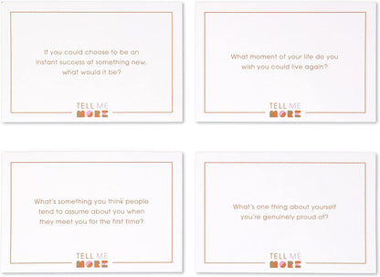 Tell Me More - A Conversation Starter Game
