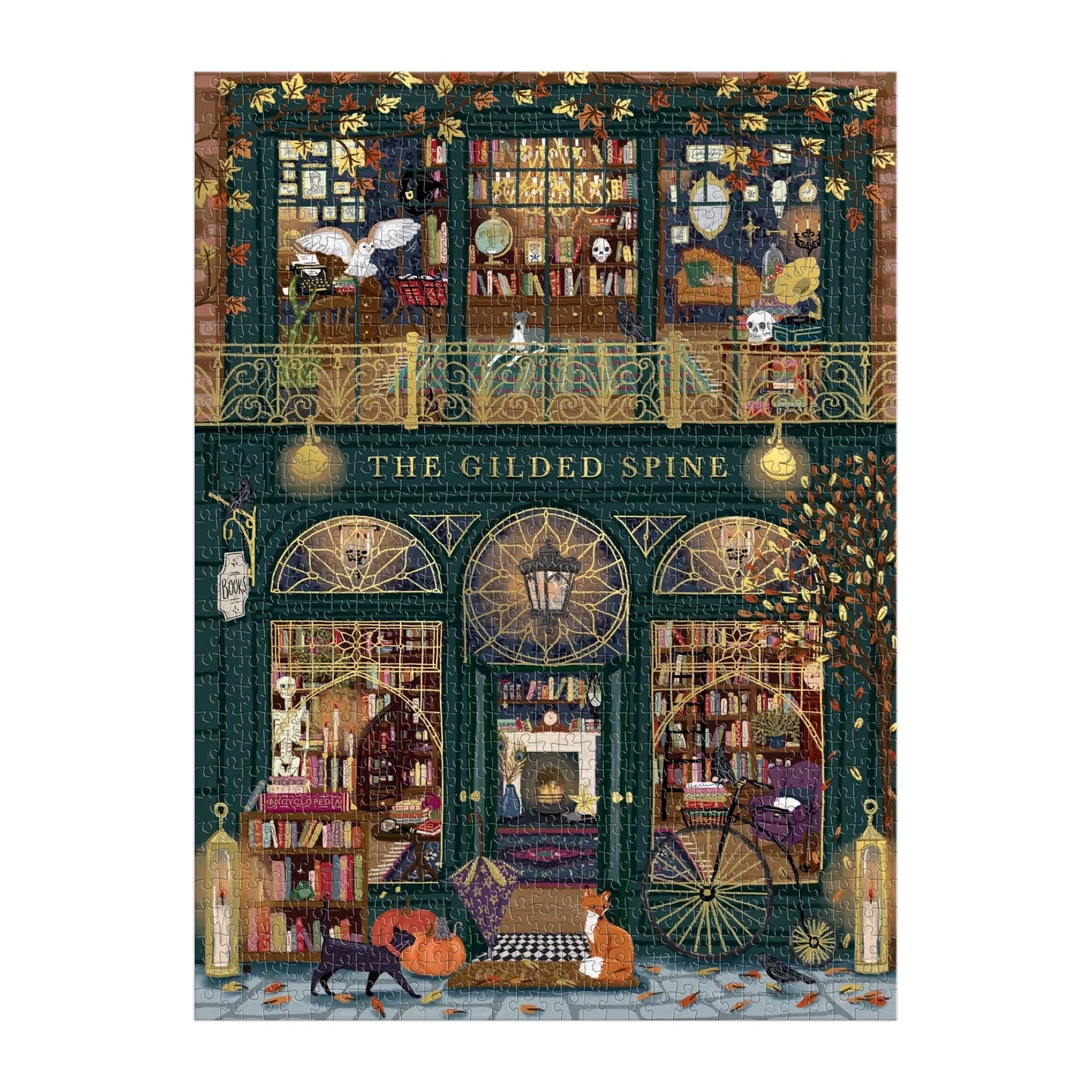 The Gilded Spine 1000 Piece Foil Puzzle