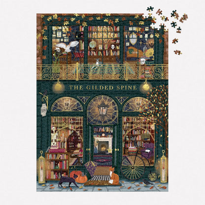 The Gilded Spine 1000 Piece Foil Puzzle