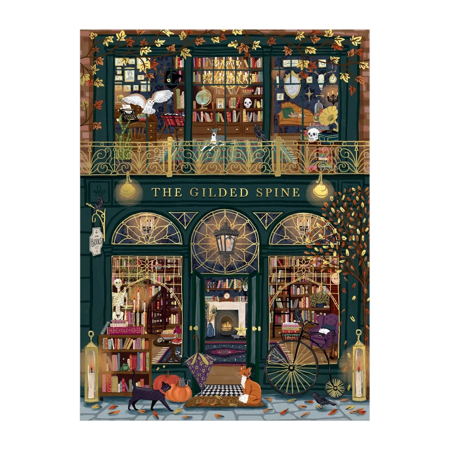 The Gilded Spine 1000 Piece Foil Puzzle