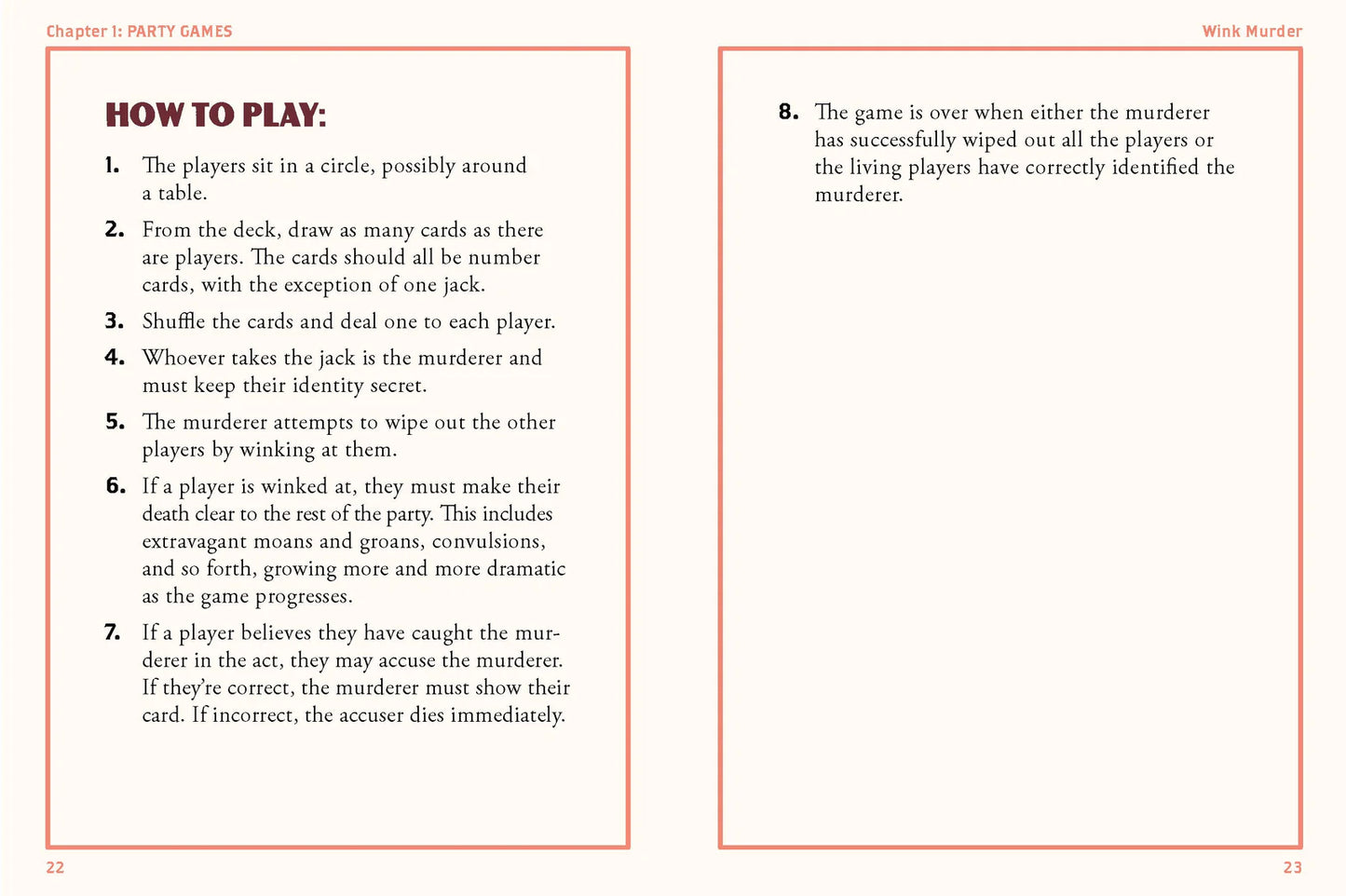 Victorian Parlour Games