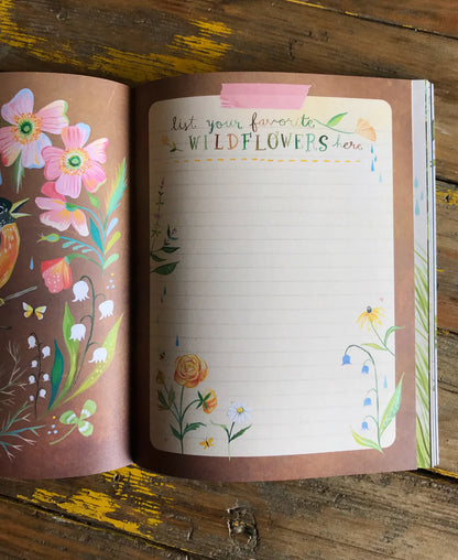 The Wildflower's Workbook - A Journal For Self Discovery In Nature