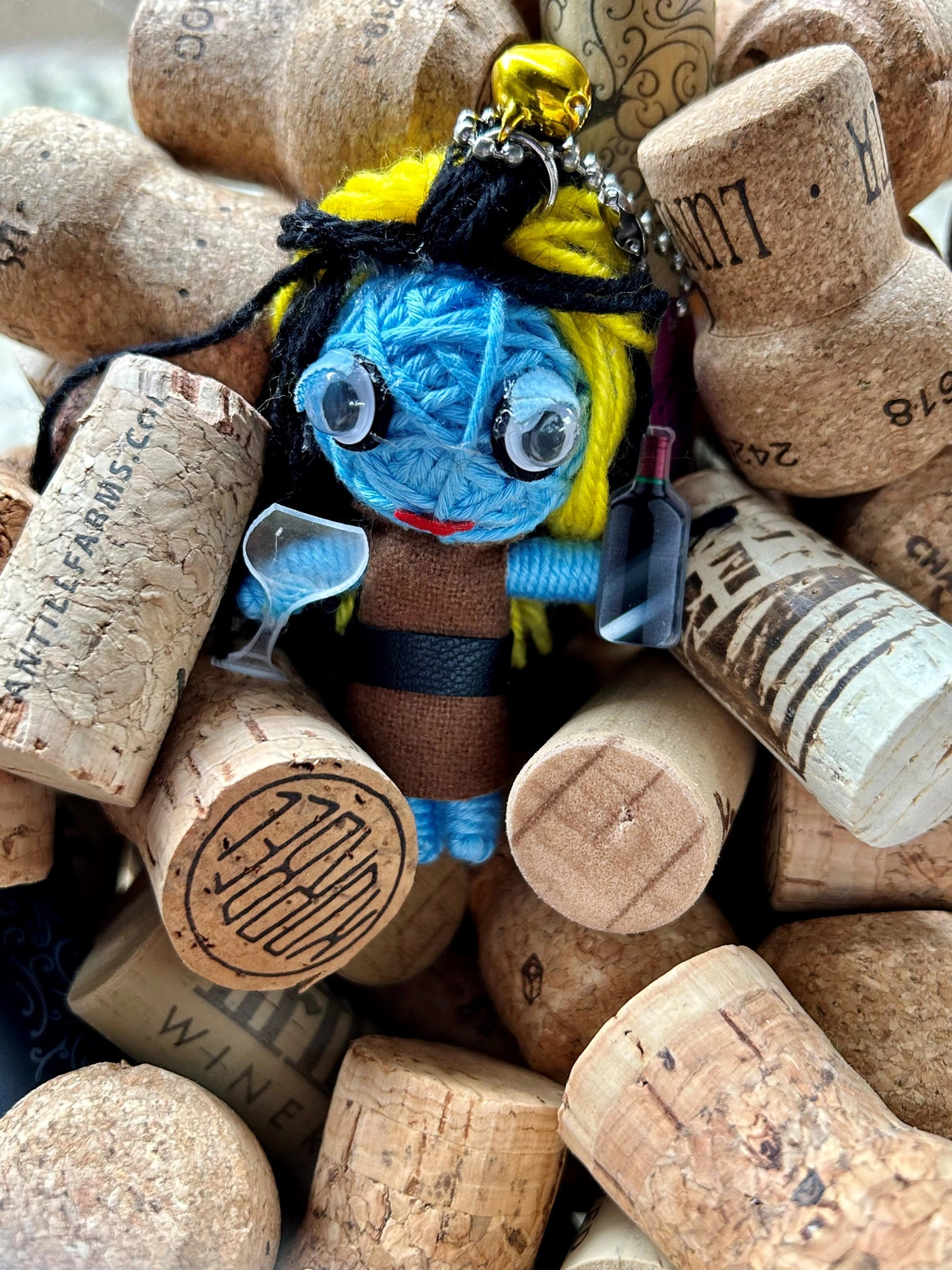 Wine-O-Woman - Watchover Voodoo Dolls - Keychain