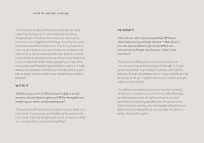 Write and Release Journal