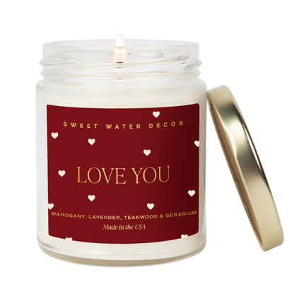 *NEW* Love You Soy Candle - Valentine's Day
