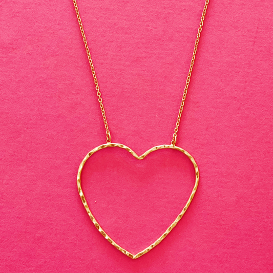 Big Heart To Love Gold Necklace