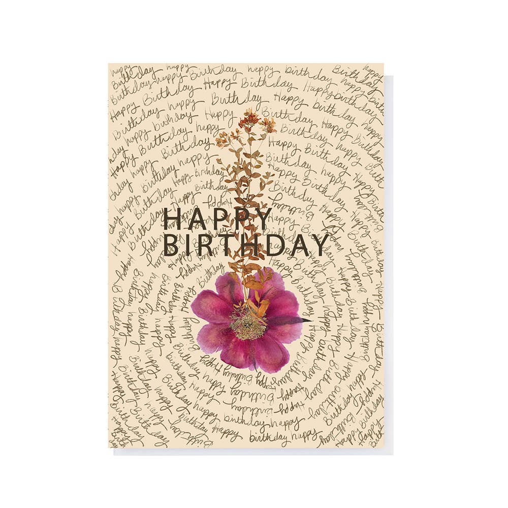 Greeting Card - Birthday Script – Jayda Belle Boutique