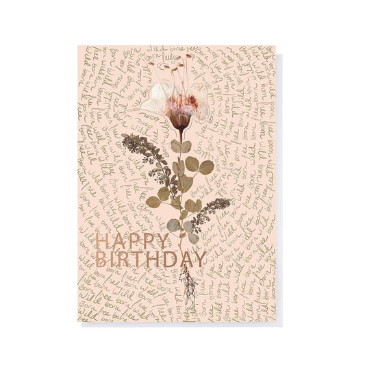 Greeting Card - Born Free Birthday