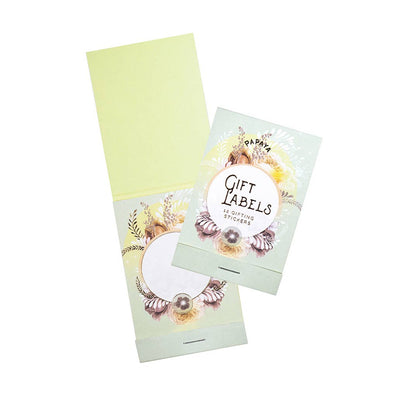 Gift Label Sticker - Solar Blooms