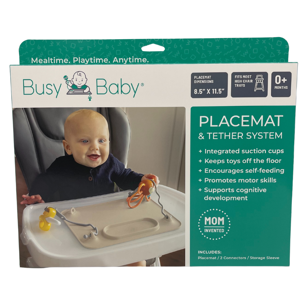 Busy Baby Placemat - Tan