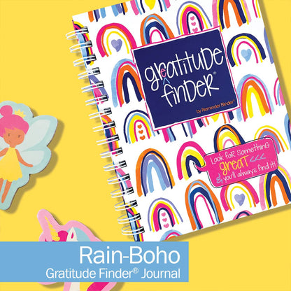 Gratitude Finder® Journal - Rain-Boho