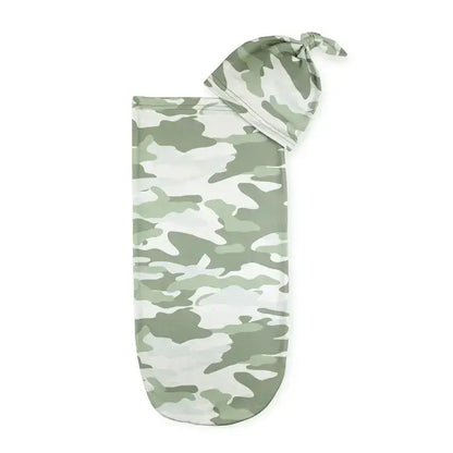 Cutie Cocoon™ Matching Cocoon & Hat Sets - Green Camo