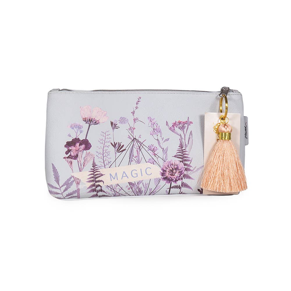 Small Tassel Pouch - Flower Bed