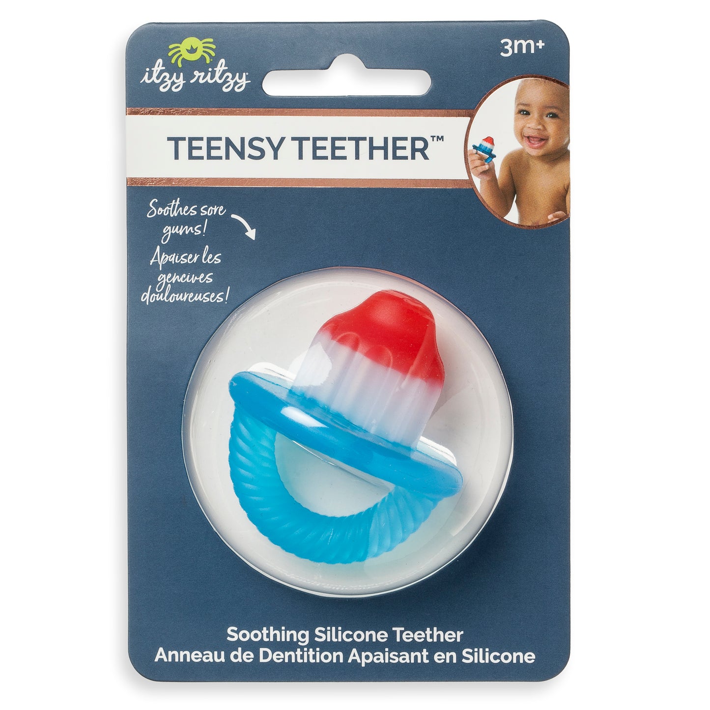 Teensy Teether™ Soothing Silicone Teether - Hero Pop