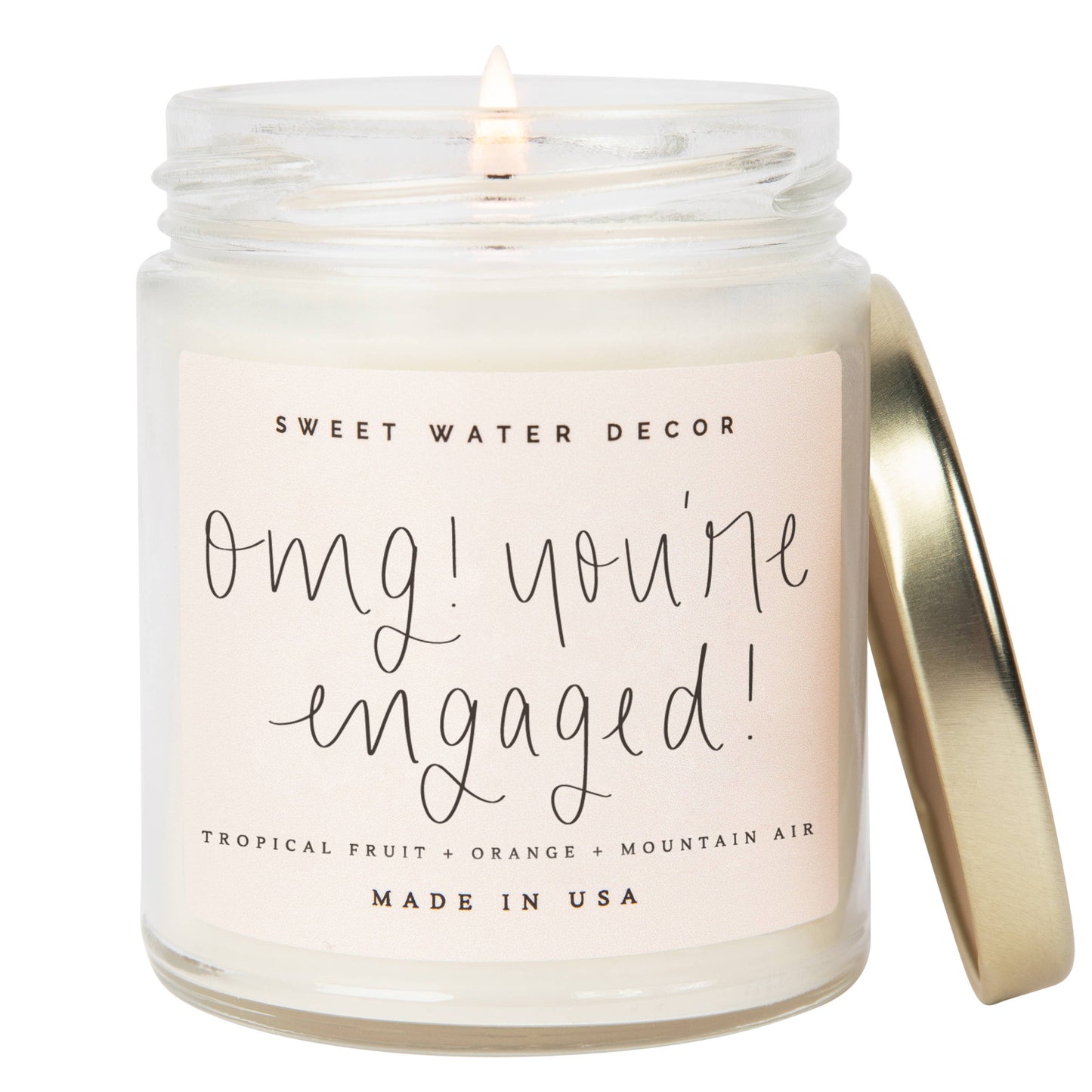 OMG! You're Engaged! Soy Candle