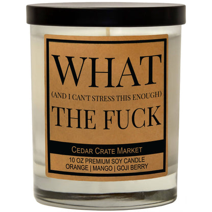 What (And I Can't Stress This Enough) The Fuck Soy Candle