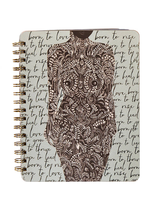 Spiral Notebook - Living Woman