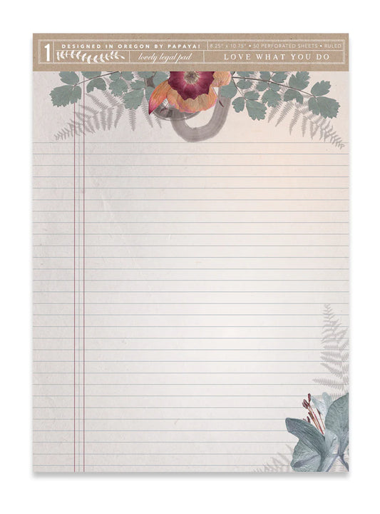 Legal Pad - Botanical Remembering