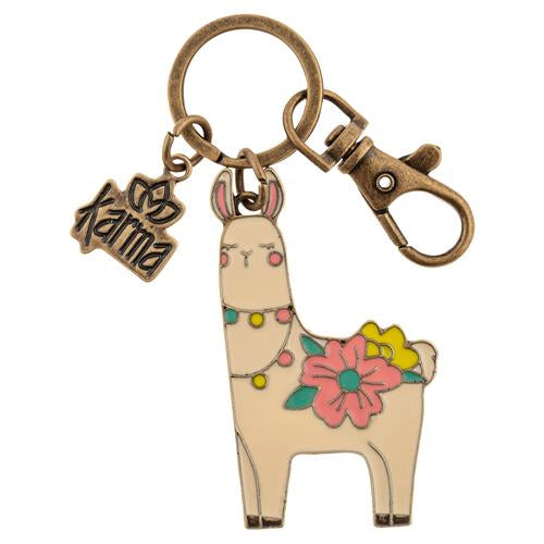 Enamel Keychain - Llama