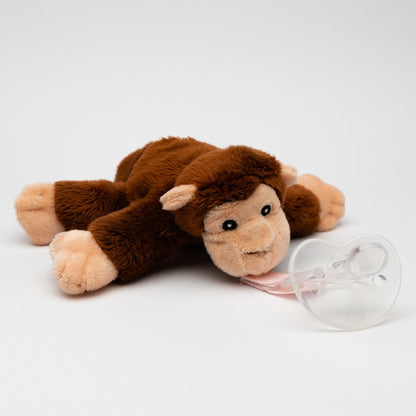 Snuggle Soother Pacifier Clip - Baby Monkey