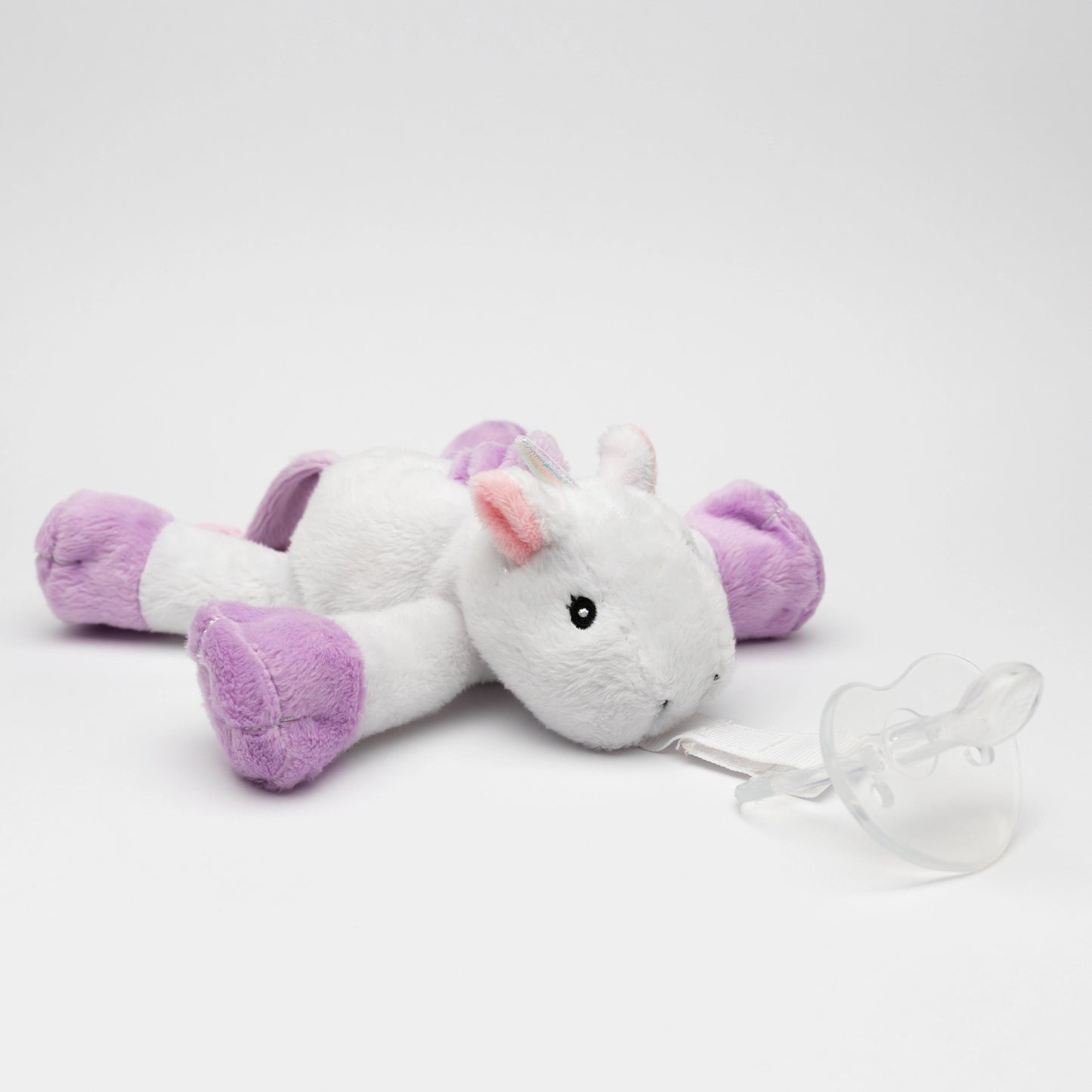 Snuggle Soother Pacifier Clip - Baby Unicorn
